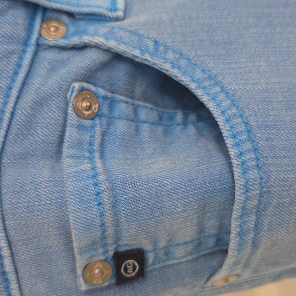 Adriano Goldschmied Jeans In A Pretty Bright Blue. The Stevie Ankle. - Picture 5 of 12